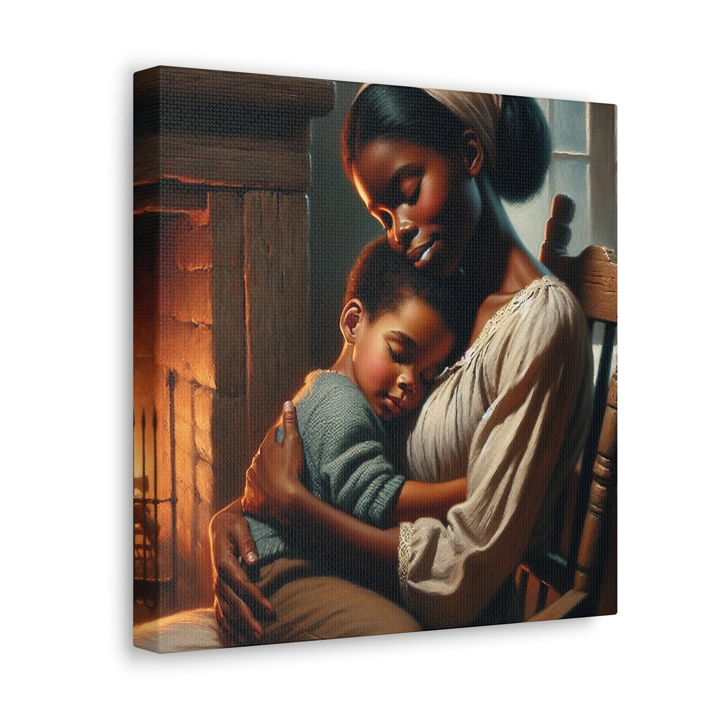 "Mother's Love in Historic Setting" - Canvas - Authentic4Us