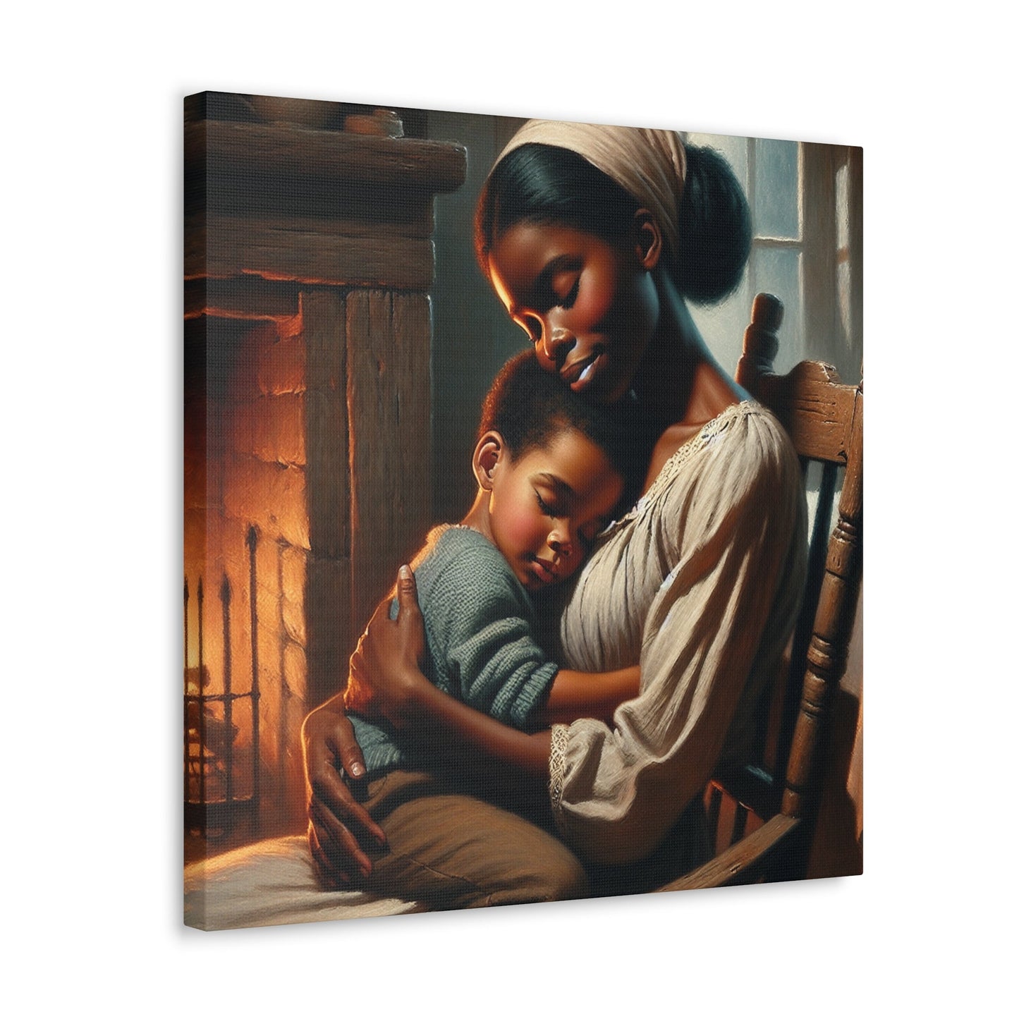 "Mother's Love in Historic Setting" - Canvas - Authentic4Us