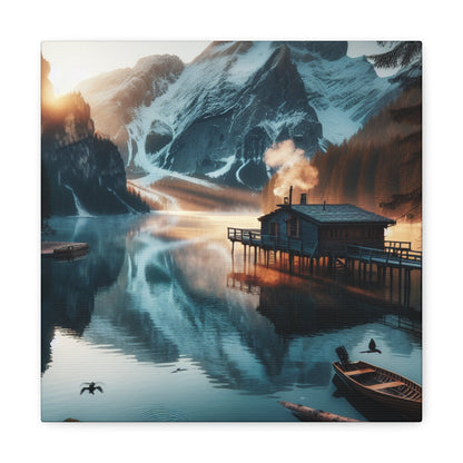 "Mountain Lake Serenity" - Canvas - Authentic4Us