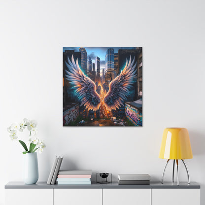 "Mystic Wings of Urban Hope" - Canvas - Authentic4Us