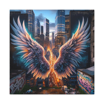 "Mystic Wings of Urban Hope" - Canvas - Authentic4Us