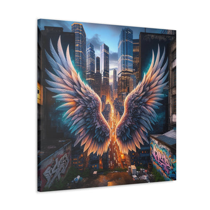 "Mystic Wings of Urban Hope" - Canvas - Authentic4Us