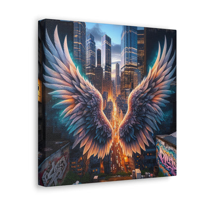 "Mystic Wings of Urban Hope" - Canvas - Authentic4Us