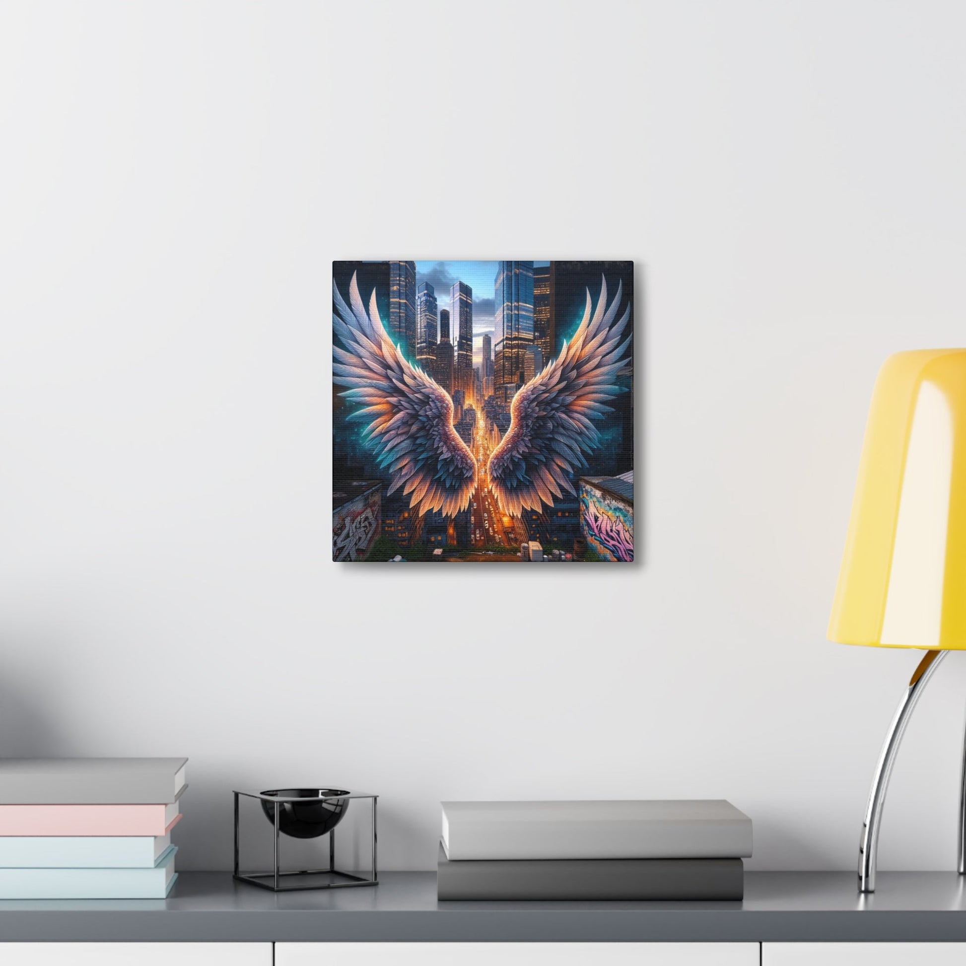 "Mystic Wings of Urban Hope" - Canvas - Authentic4Us