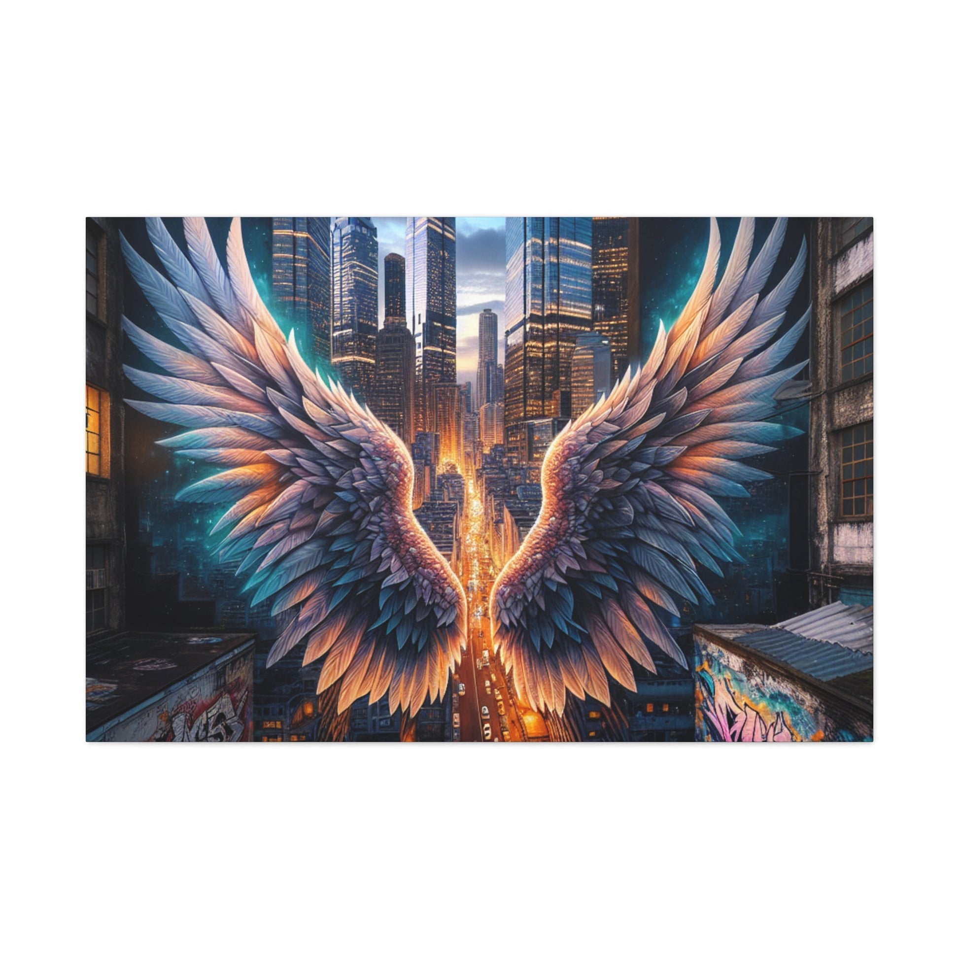 "Mystic Wings of Urban Hope" - Canvas - Authentic4Us