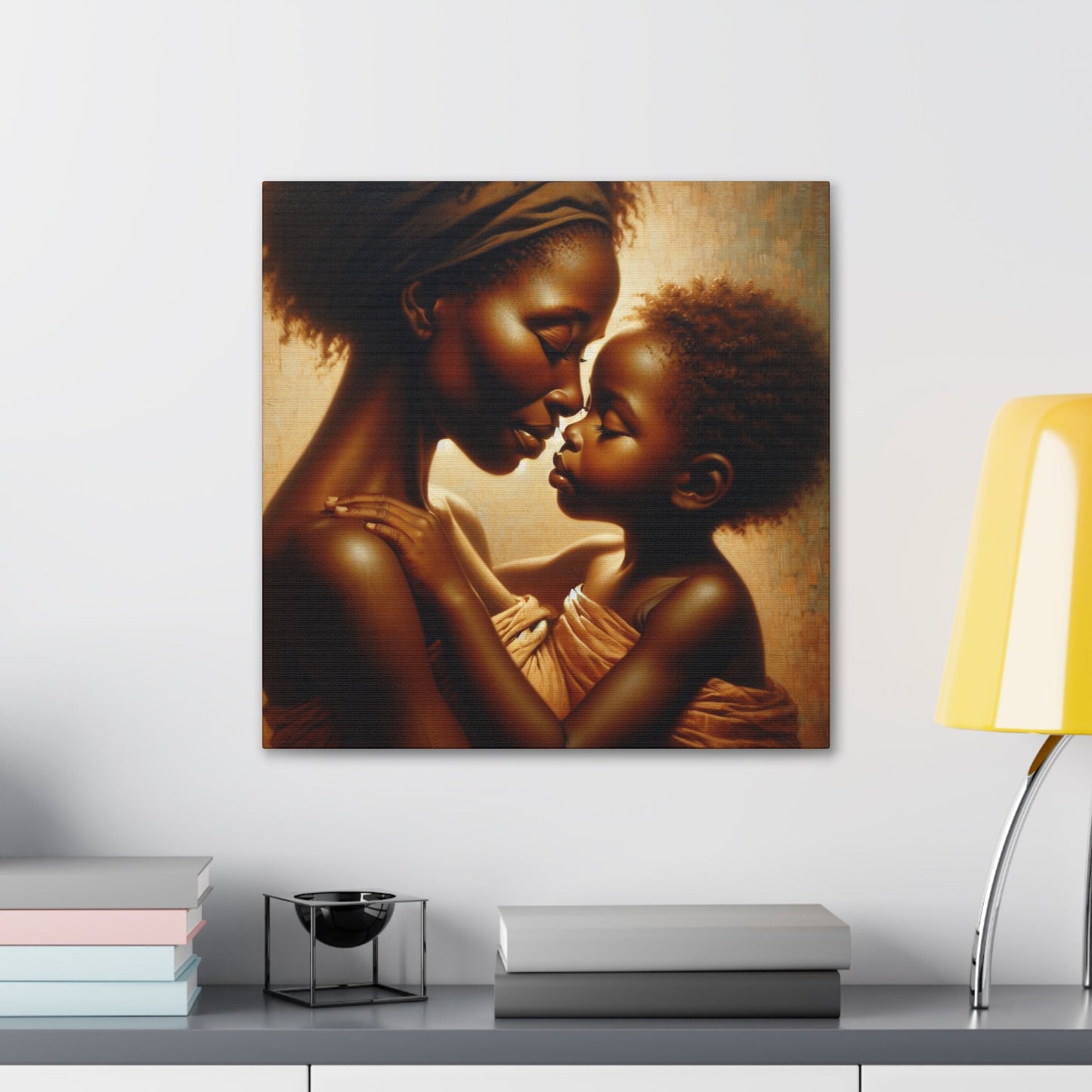 "Nurturing Love: An Eskimo Kiss" - Canvas - Authentic4Us