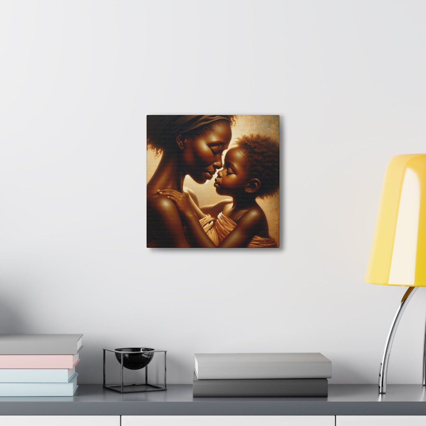 "Nurturing Love: An Eskimo Kiss" - Canvas - Authentic4Us