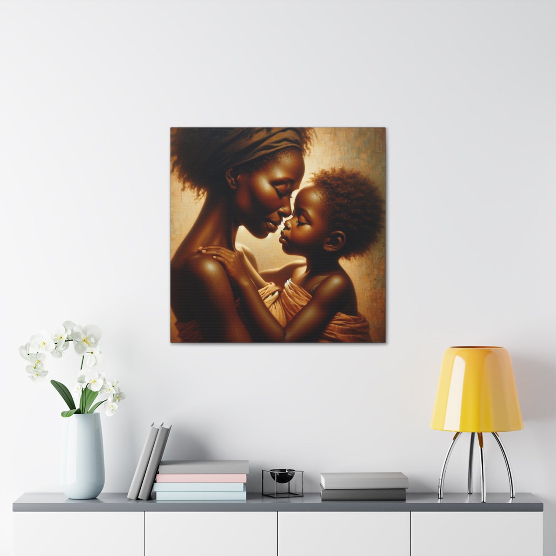 "Nurturing Love: An Eskimo Kiss" - Canvas - Authentic4Us