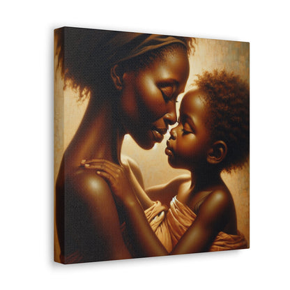 "Nurturing Love: An Eskimo Kiss" - Canvas - Authentic4Us