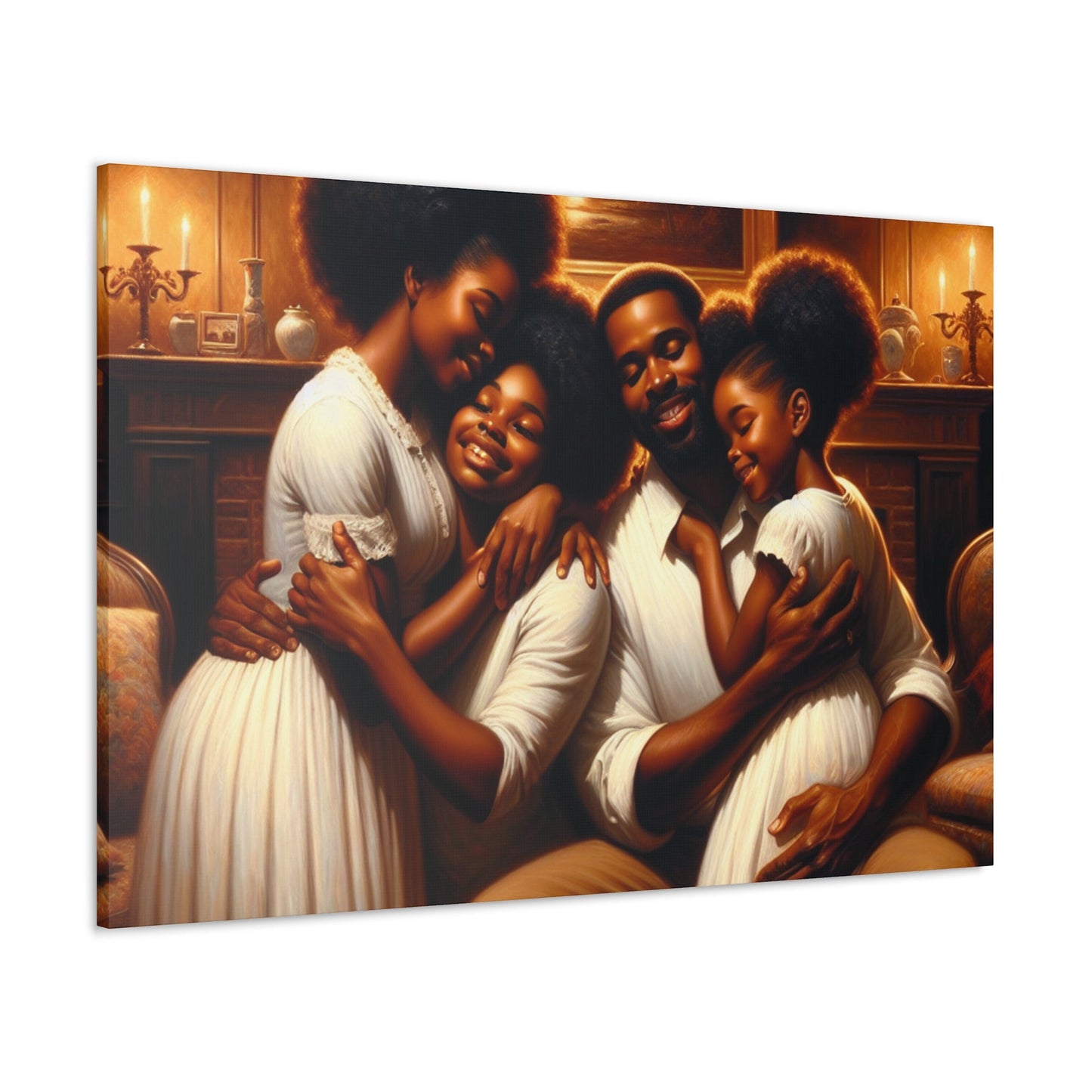 "Radiant Family Bliss Canvas" - Canvas - Authentic4Us