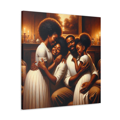 "Radiant Family Bliss Canvas" - Canvas - Authentic4Us