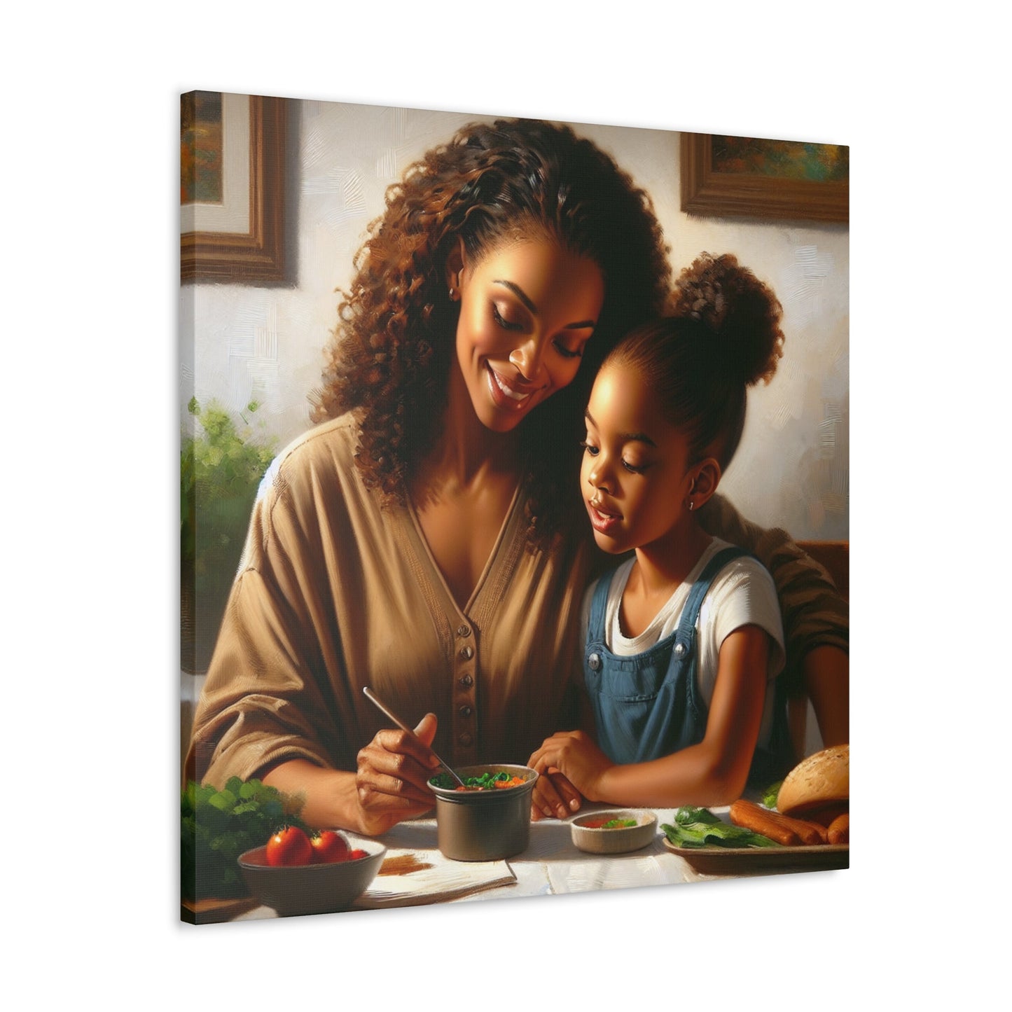 "Radiant Love at the Table" - Canvas - Authentic4Us