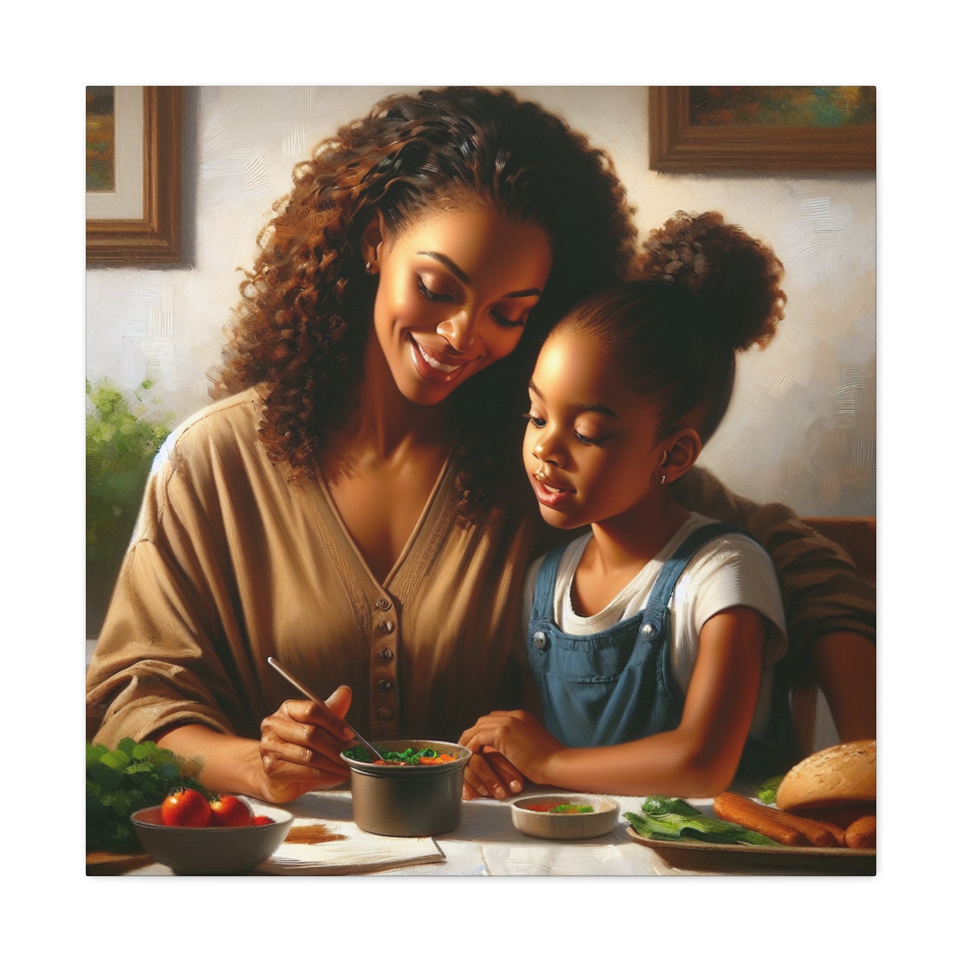 "Radiant Love at the Table" - Canvas - Authentic4Us