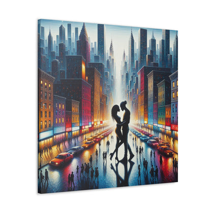 "Rainy Night Romance" - Canvas - Authentic4Us