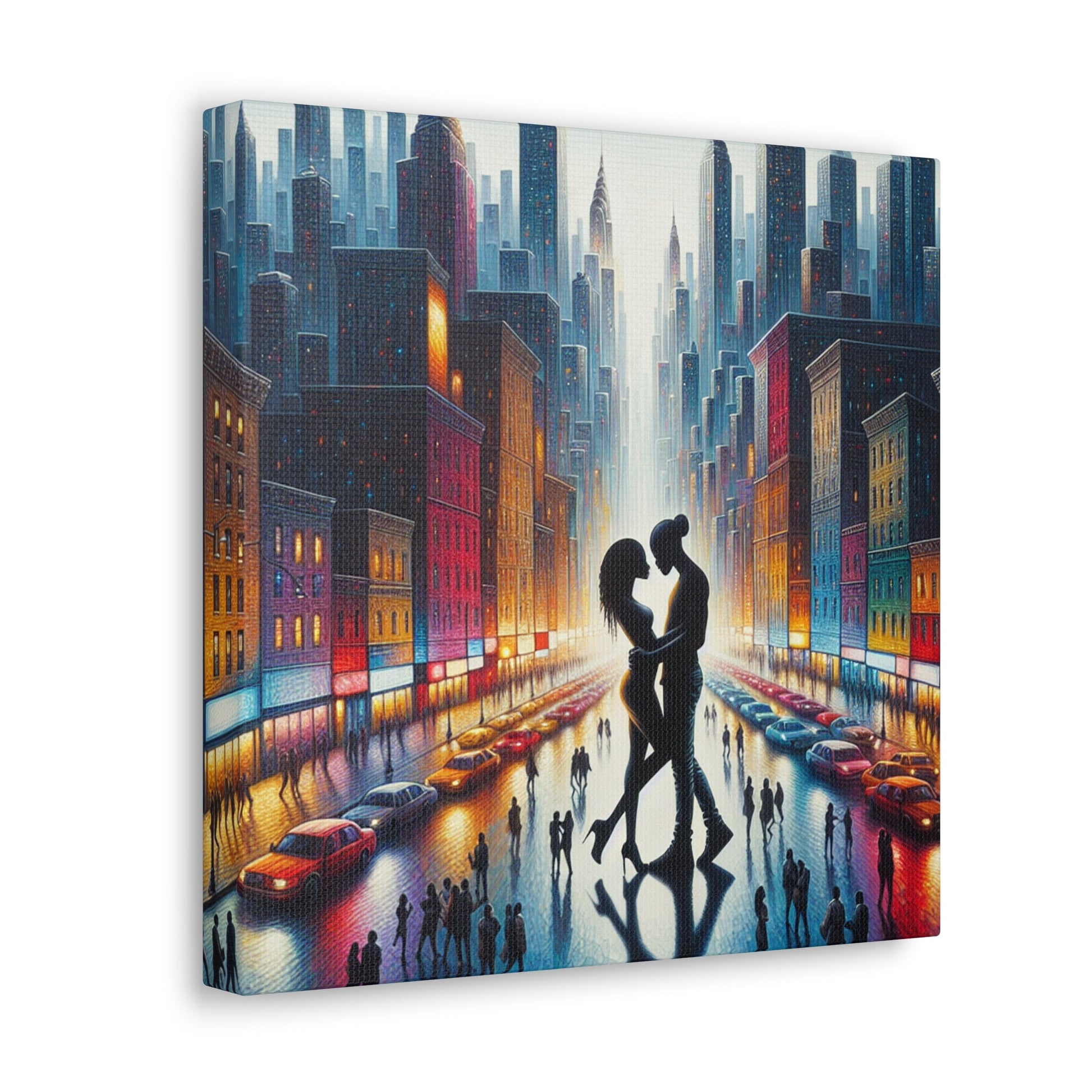 "Rainy Night Romance" - Canvas - Authentic4Us