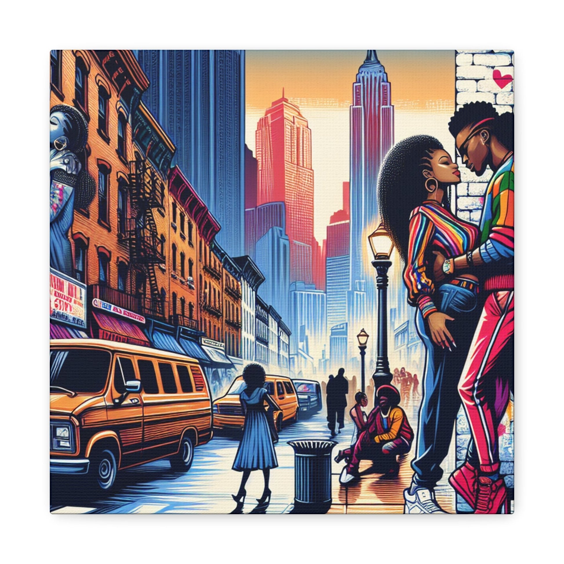 "Romantic Urban Serenade" - Canvas - Authentic4Us