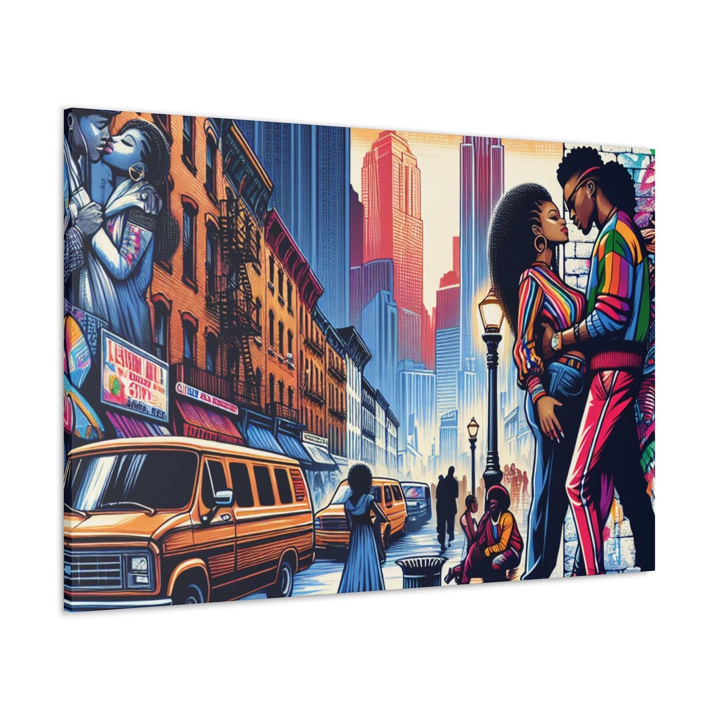 "Romantic Urban Serenade" - Canvas - Authentic4Us