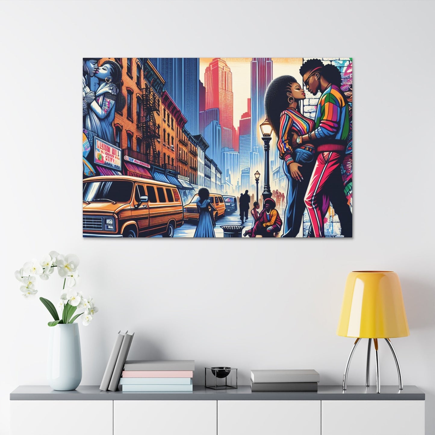 "Romantic Urban Serenade" - Canvas - Authentic4Us