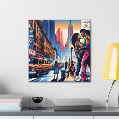 "Romantic Urban Serenade" - Canvas - Authentic4Us