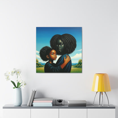 "Serene Bonds: African Beauty Landscape" - Canvas - Authentic4Us