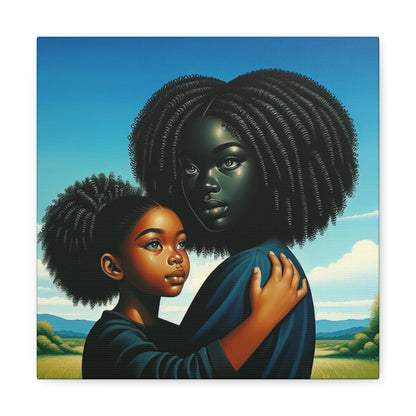 "Serene Bonds: African Beauty Landscape" - Canvas - Authentic4Us