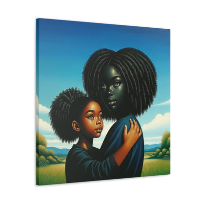 "Serene Bonds: African Beauty Landscape" - Canvas - Authentic4Us