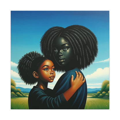 "Serene Bonds: African Beauty Landscape" - Canvas - Authentic4Us