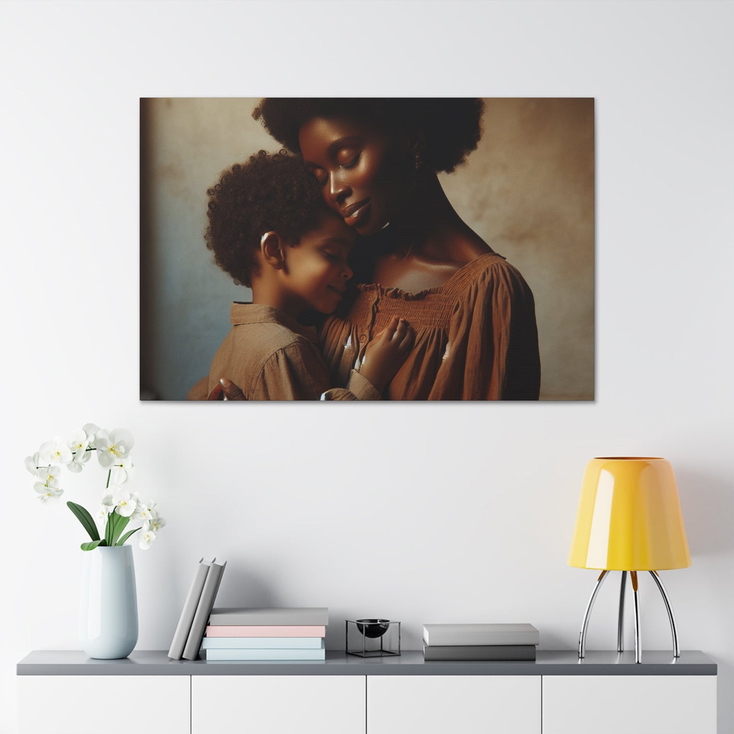 "Serene Embrace: A Photographic Moment" - Canvas - Authentic4Us