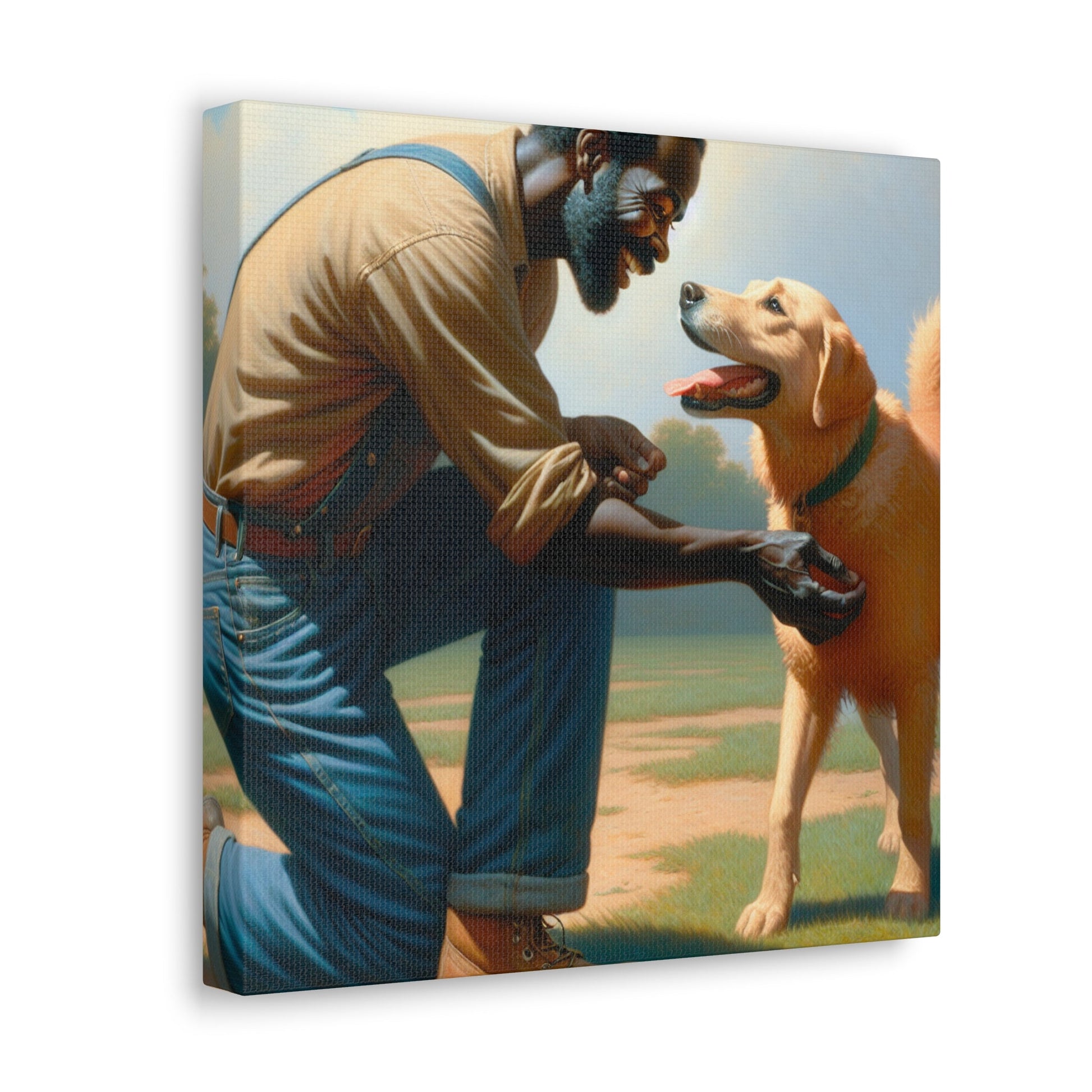 "Serenity in Bonded Companionship" - Canvas - Authentic4Us