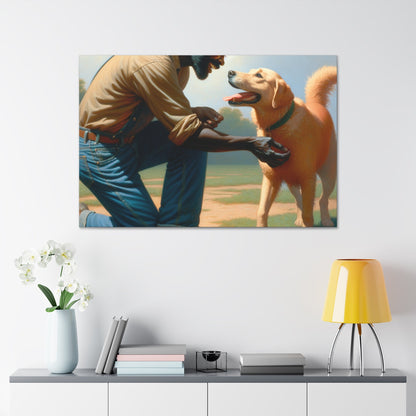 "Serenity in Bonded Companionship" - Canvas - Authentic4Us