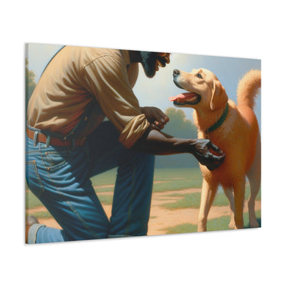 "Serenity in Bonded Companionship" - Canvas - Authentic4Us