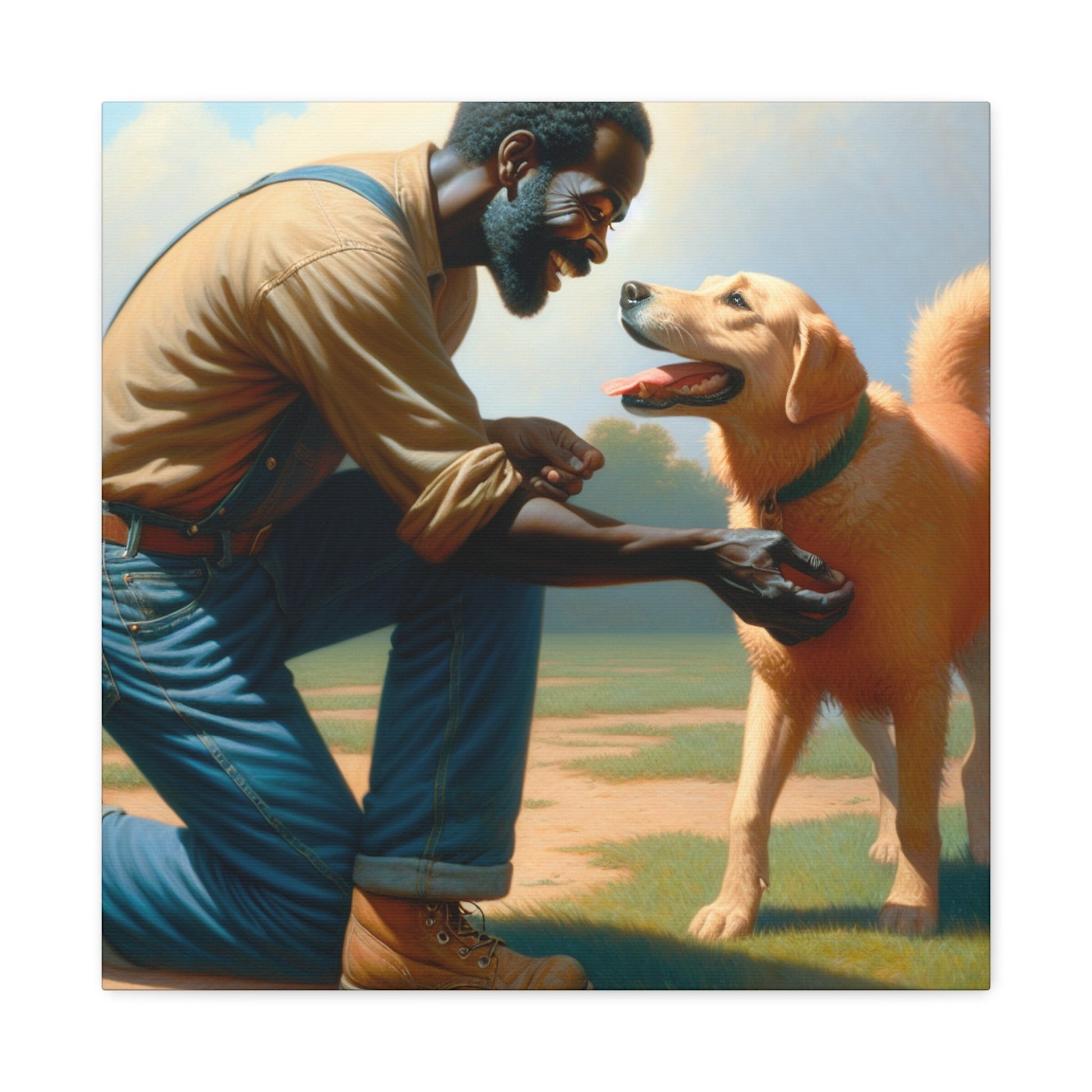 "Serenity in Bonded Companionship" - Canvas - Authentic4Us