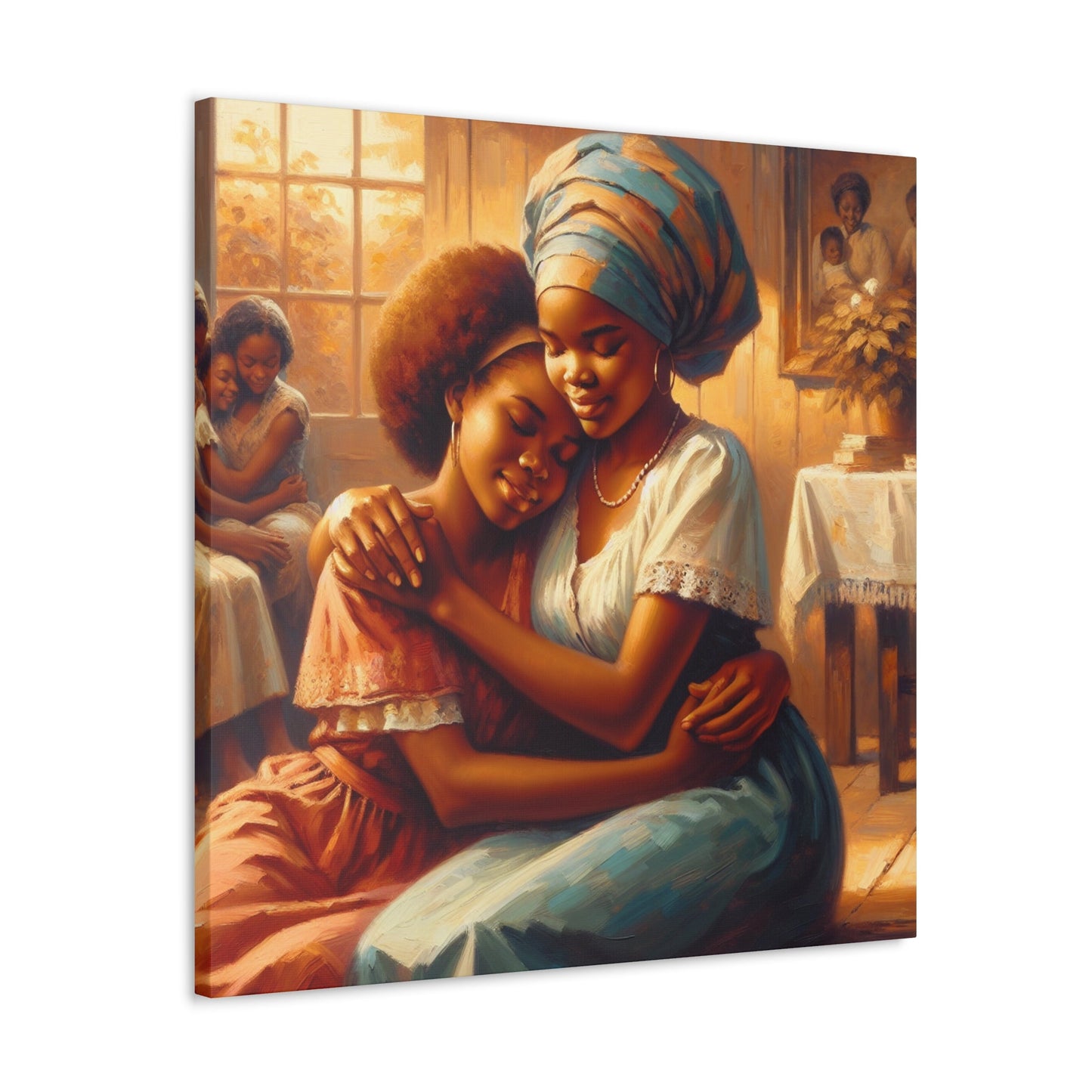 "Serenity in Embrace" - Canvas - Authentic4Us