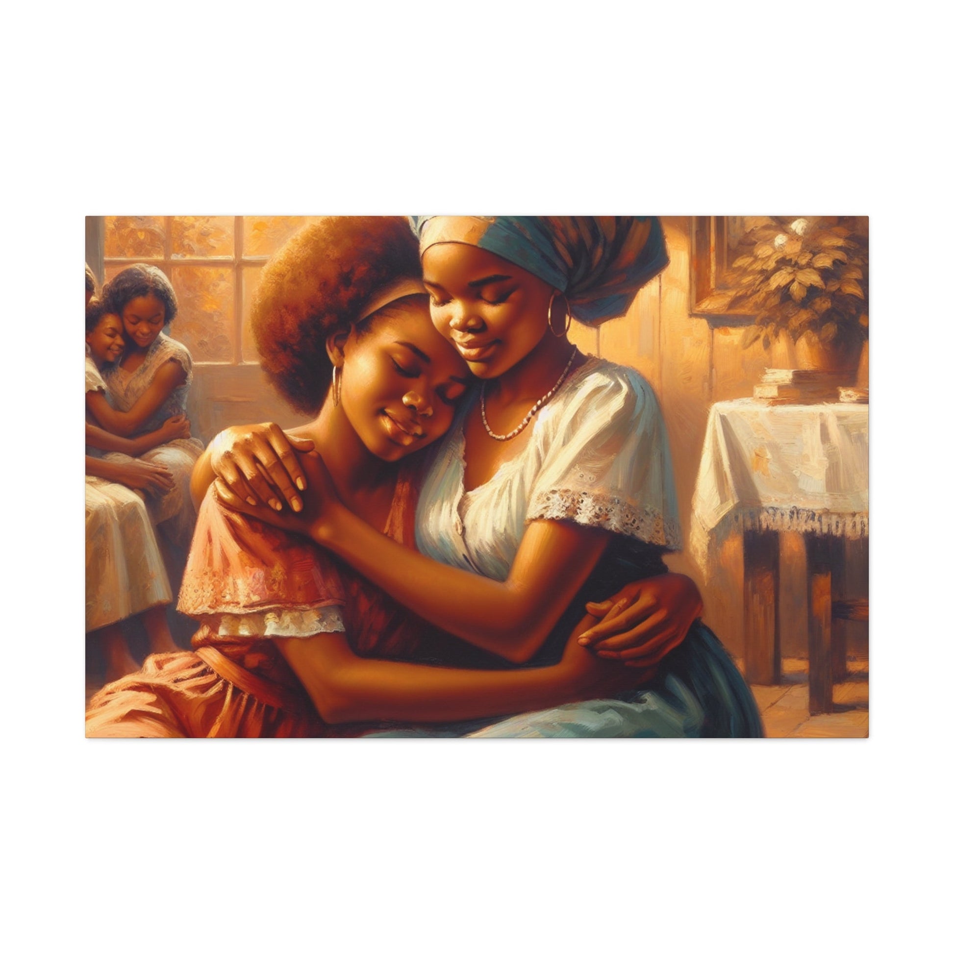 "Serenity in Embrace" - Canvas - Authentic4Us