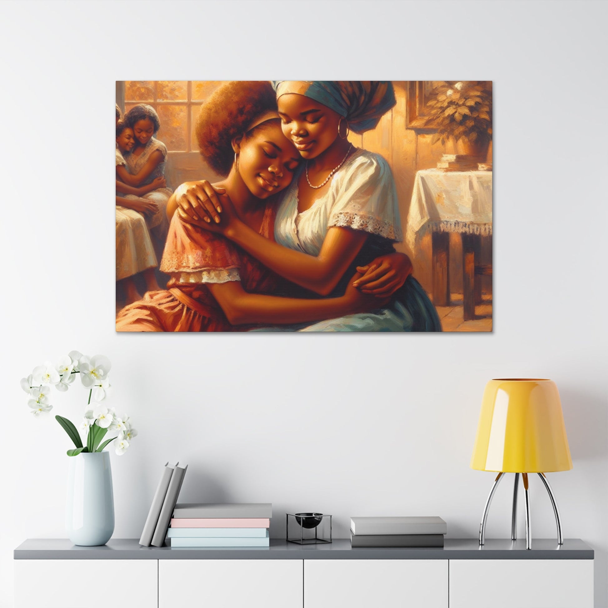 "Serenity in Embrace" - Canvas - Authentic4Us