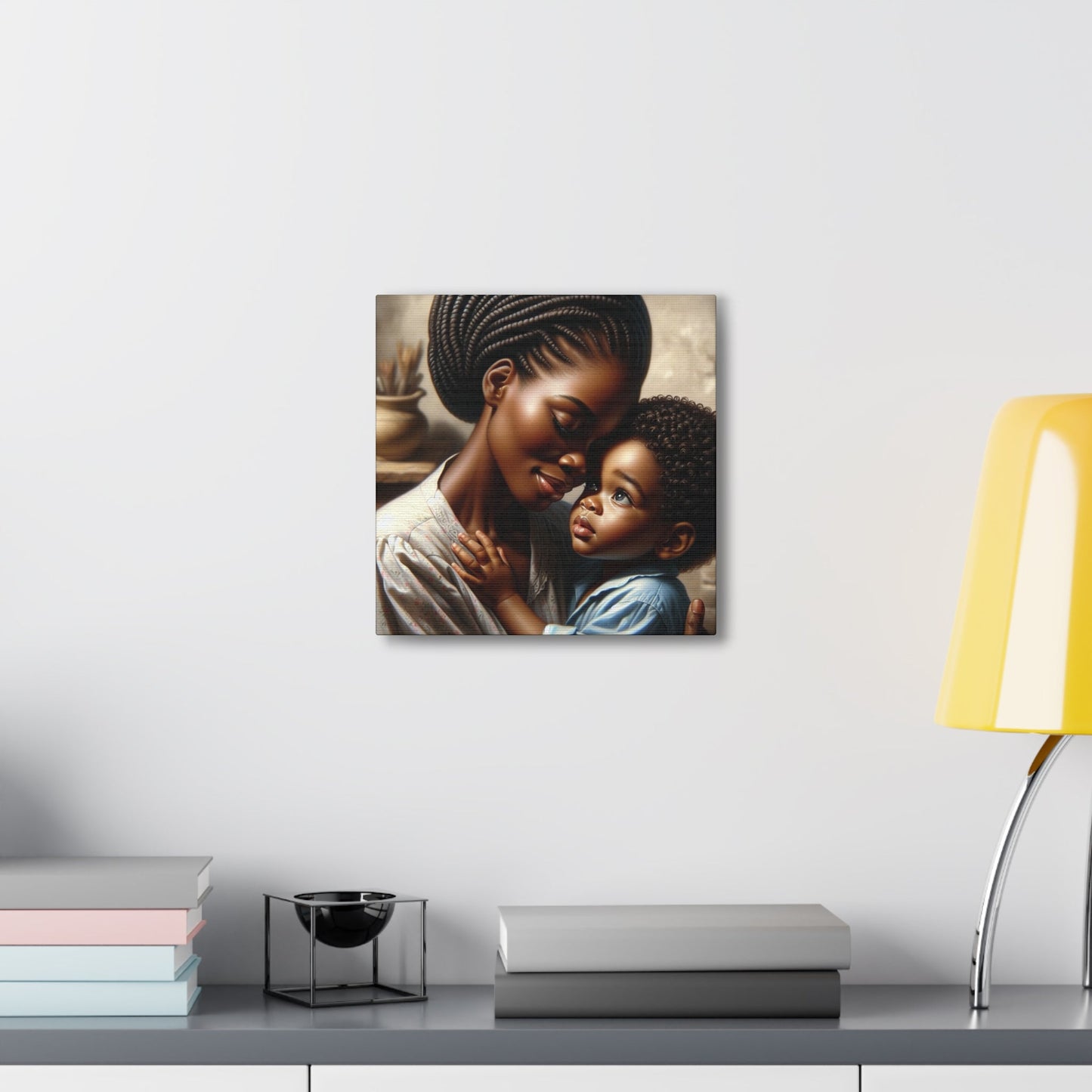 "Serenity in Mother's Embrace" - Canvas - Authentic4Us