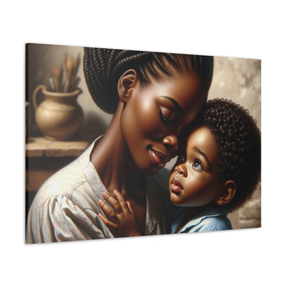 "Serenity in Mother's Embrace" - Canvas - Authentic4Us