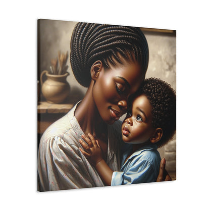 "Serenity in Mother's Embrace" - Canvas - Authentic4Us