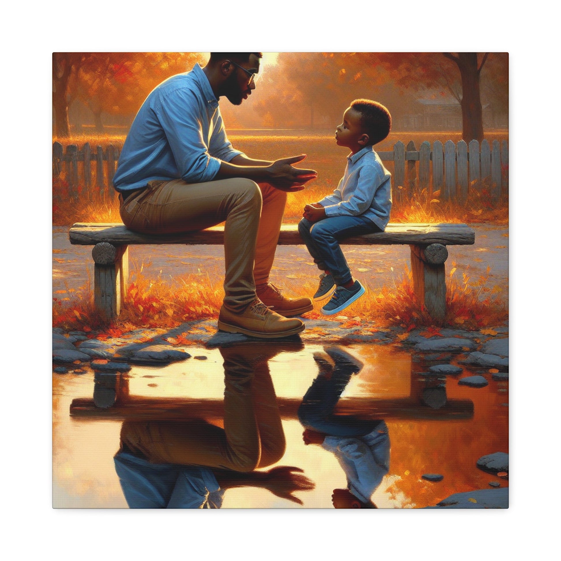 "Serenity of Connection" - Canvas - Authentic4Us