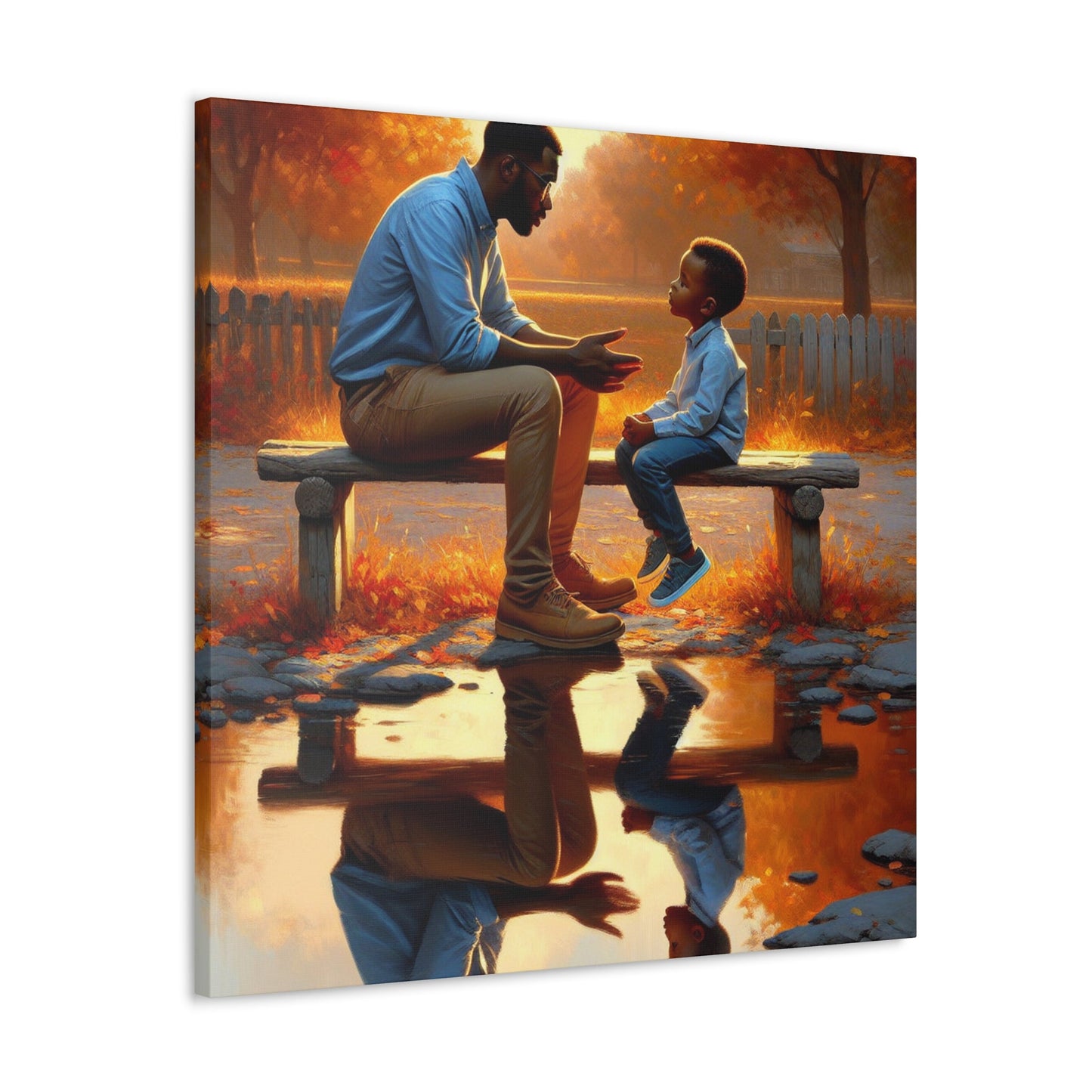 "Serenity of Connection" - Canvas - Authentic4Us