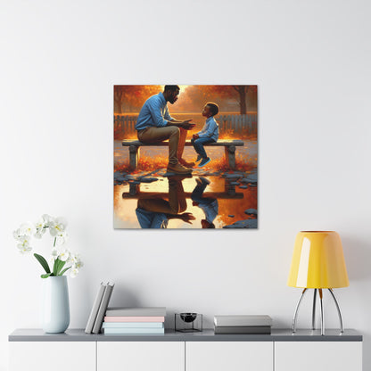 "Serenity of Connection" - Canvas - Authentic4Us