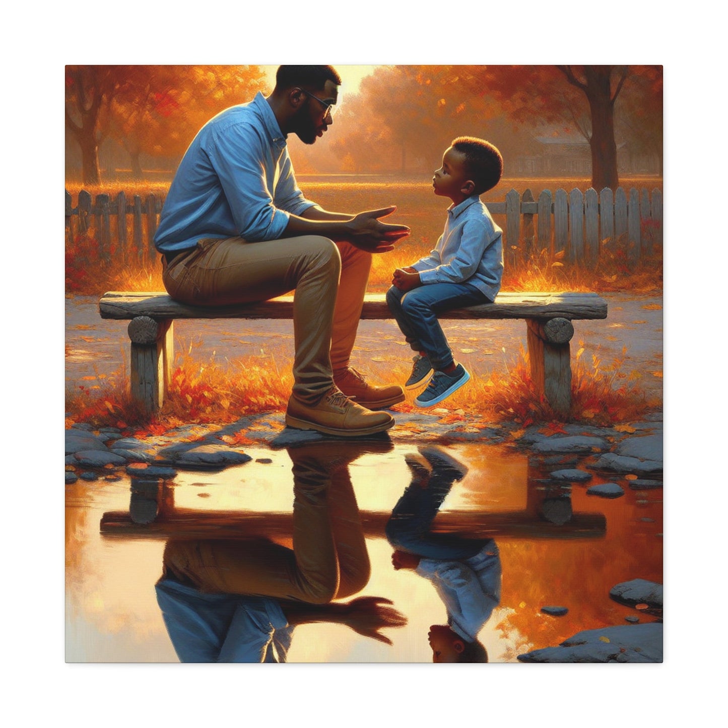 "Serenity of Connection" - Canvas - Authentic4Us