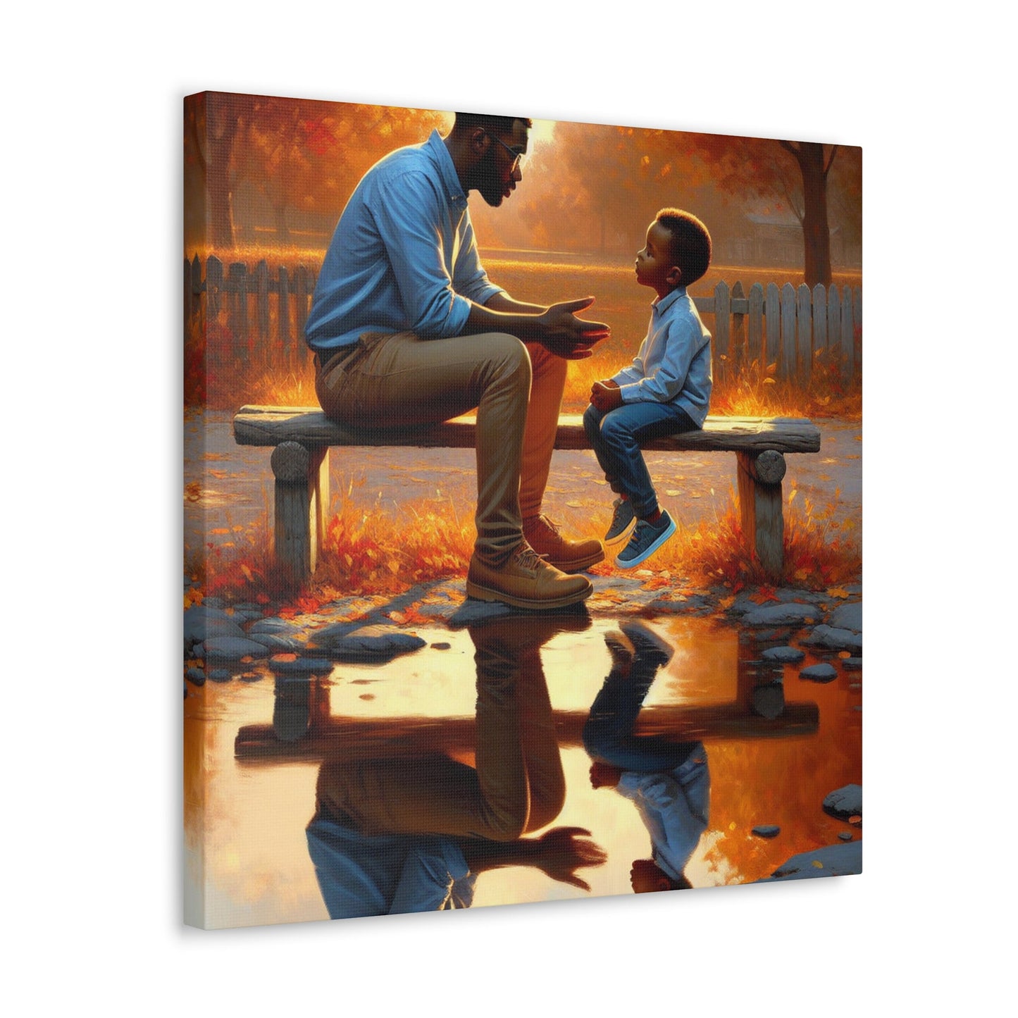 "Serenity of Connection" - Canvas - Authentic4Us