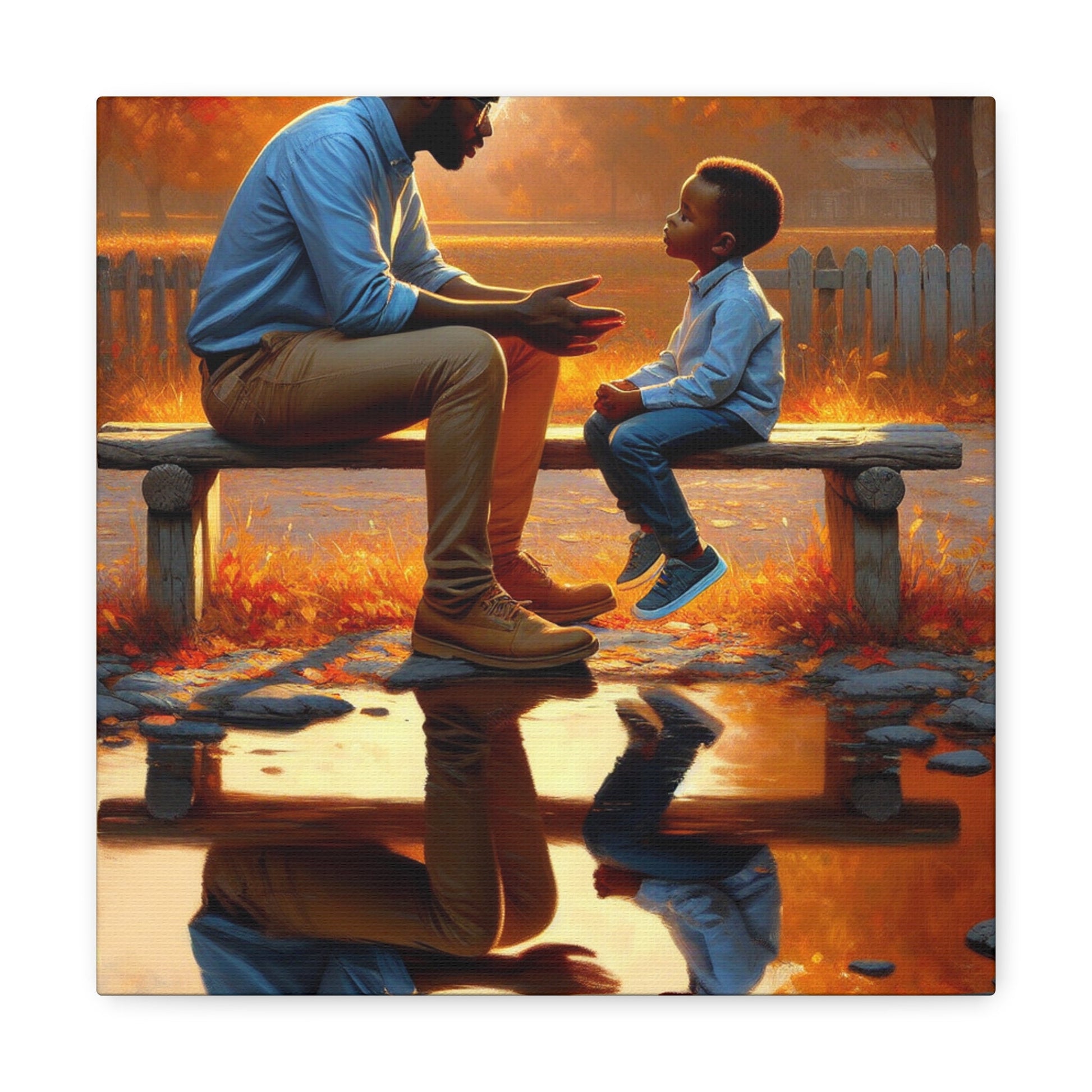 "Serenity of Connection" - Canvas - Authentic4Us