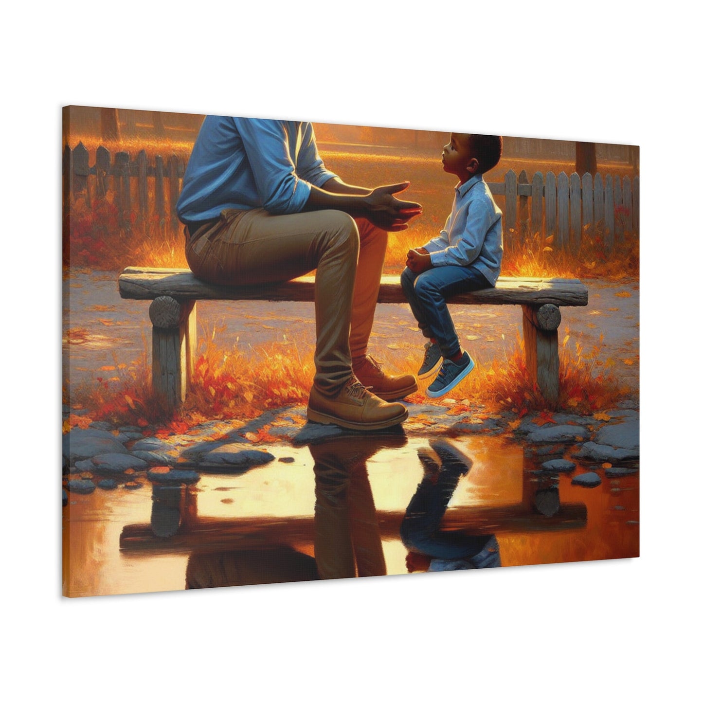 "Serenity of Connection" - Canvas - Authentic4Us