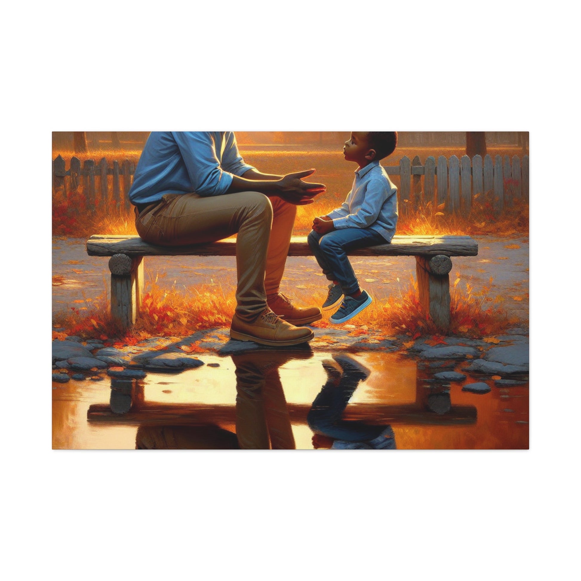 "Serenity of Connection" - Canvas - Authentic4Us