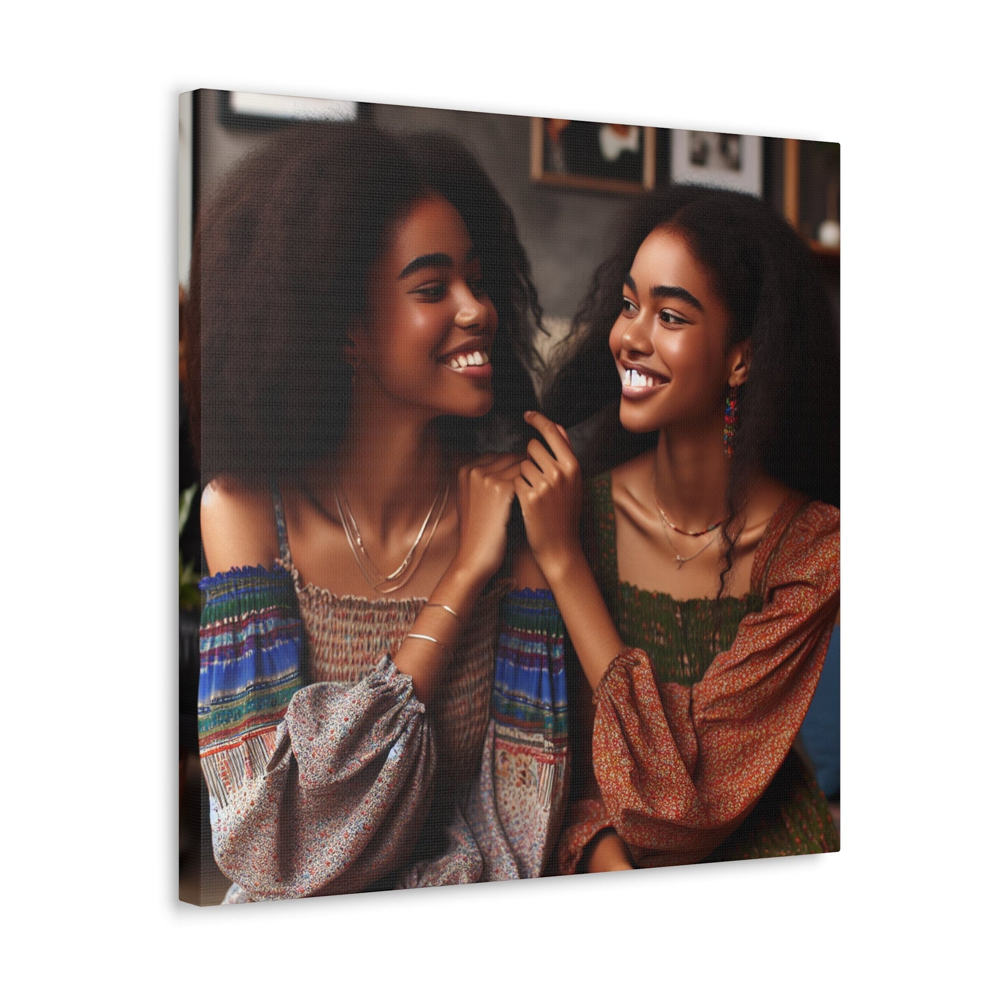 "Sisters of Joy: A Snapshot" - Canvas - Authentic4Us