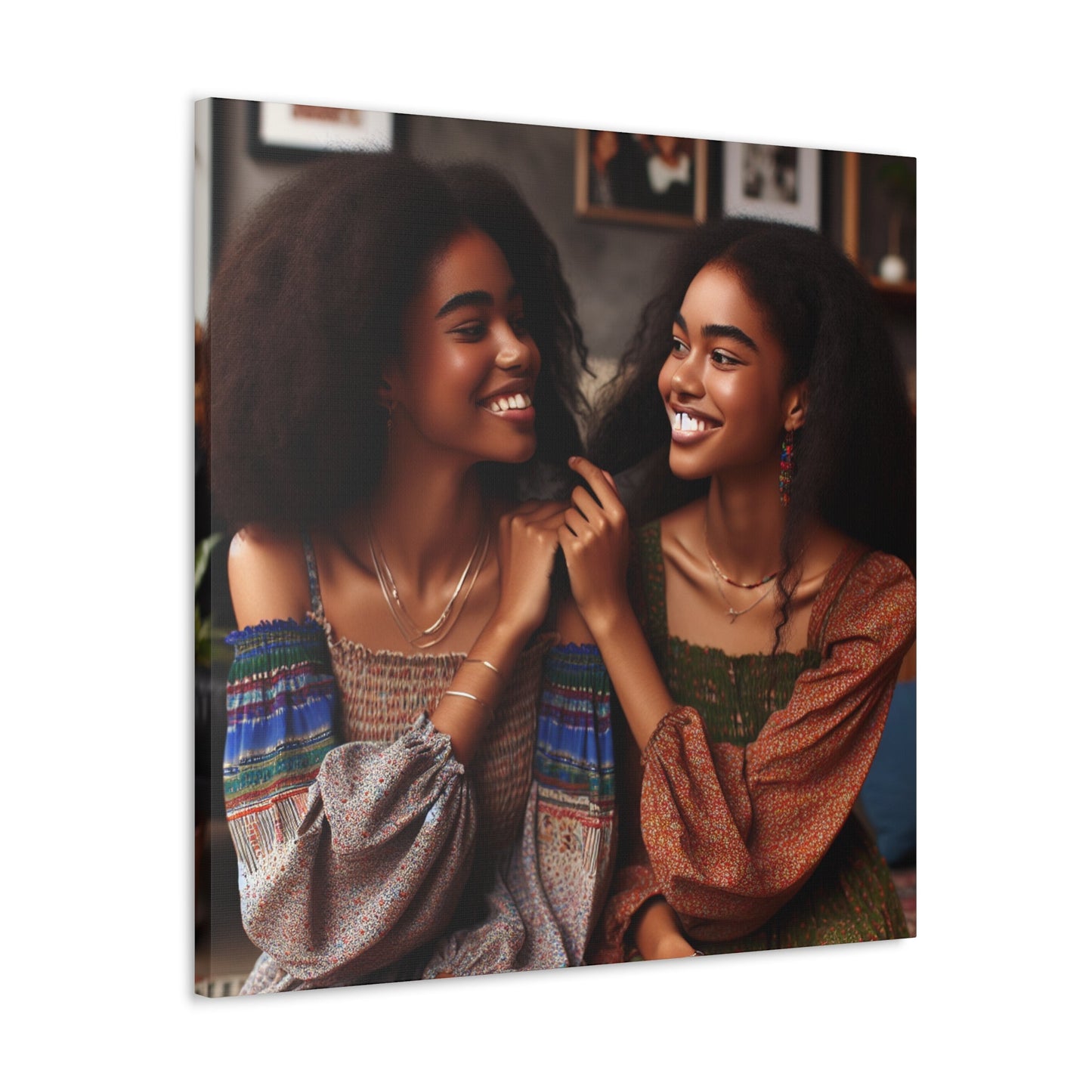 "Sisters of Joy: A Snapshot" - Canvas - Authentic4Us