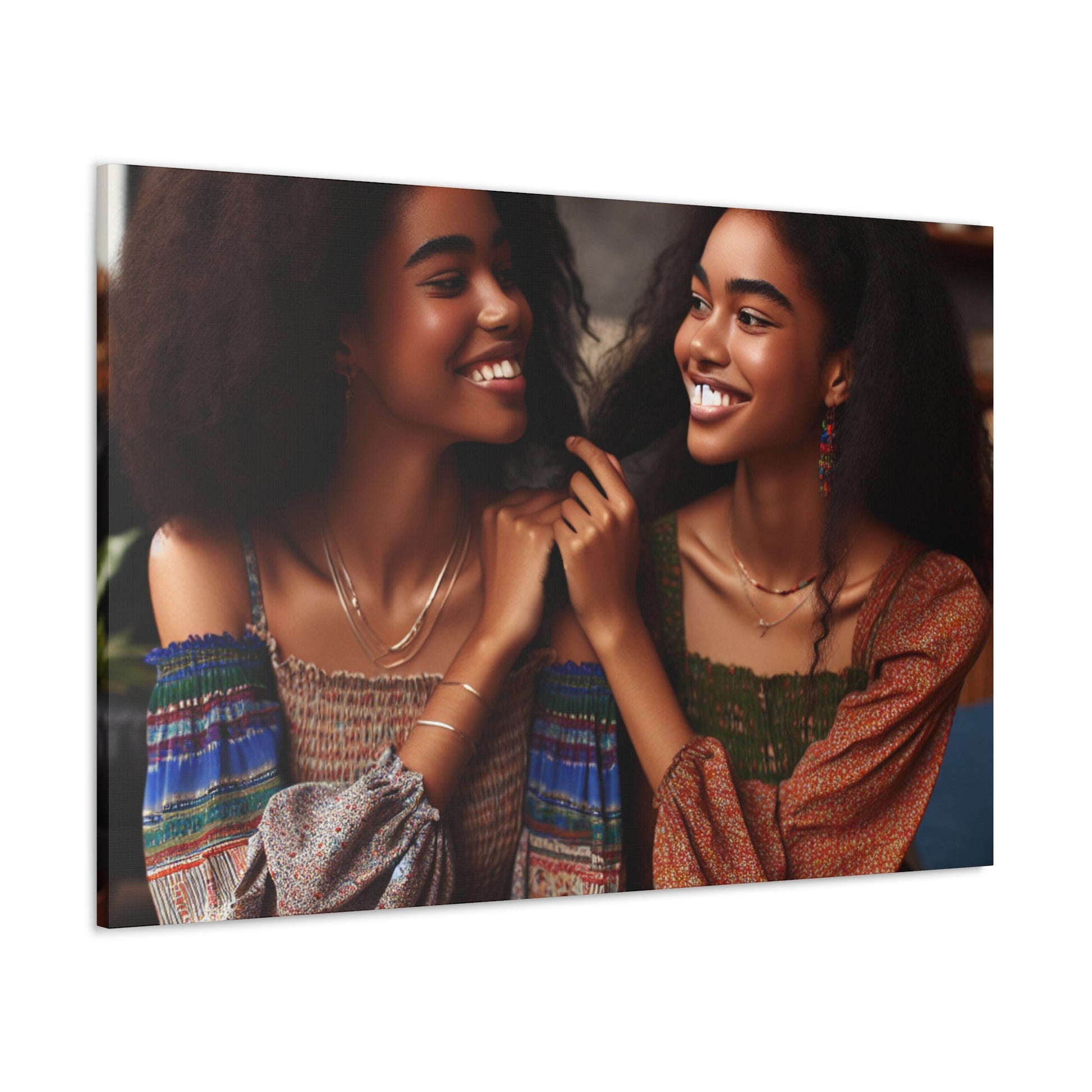 "Sisters of Joy: A Snapshot" - Canvas - Authentic4Us