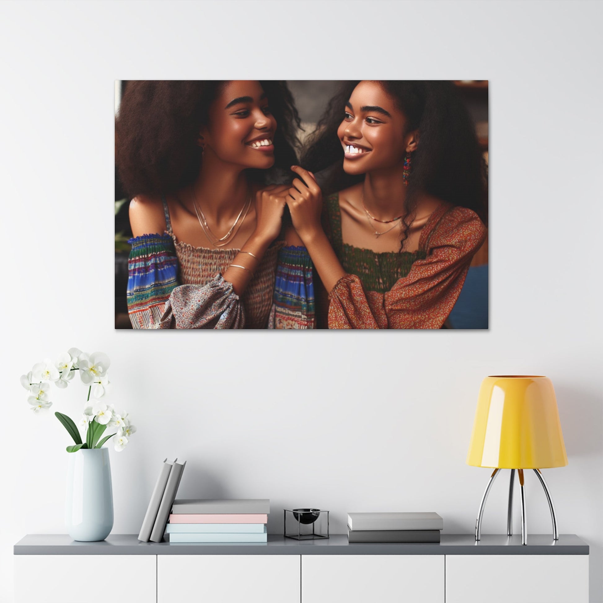 "Sisters of Joy: A Snapshot" - Canvas - Authentic4Us